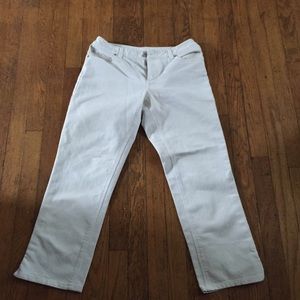 White jeans