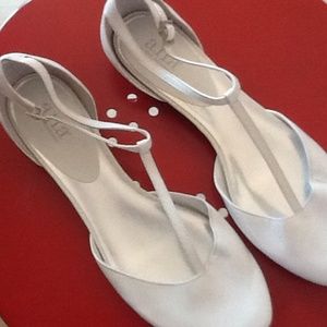 White classy shoes from the store a.n.a