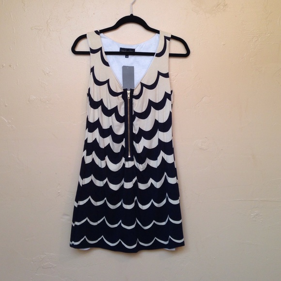 Corey Lynn Calter dress in navy/bone