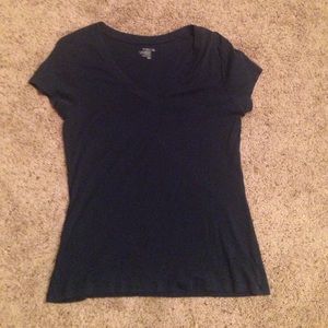 V neck Navy blue t-shirt