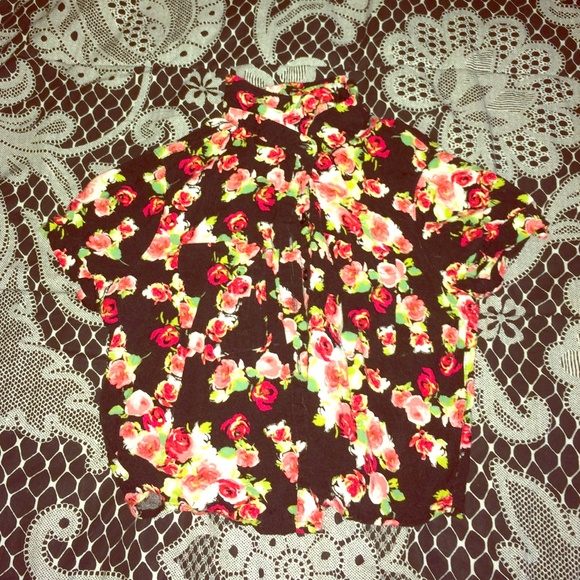 cute floral crop top