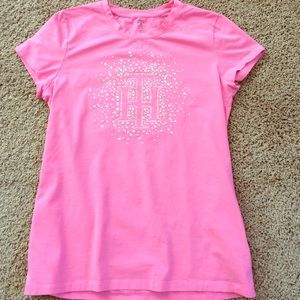 Pink Tommy Hilfiger rhinestone embellished T-Shirt