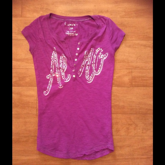 Purple Aeropostale shirt