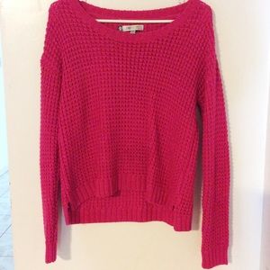 Hot Pink Shimmer Sweater