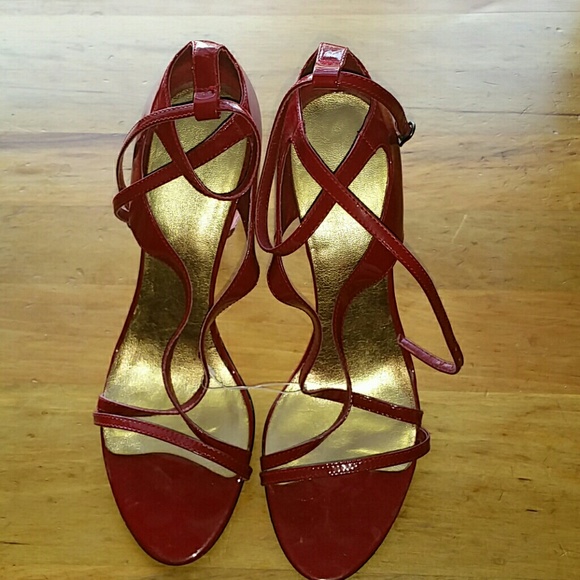 Nine west open toe heels