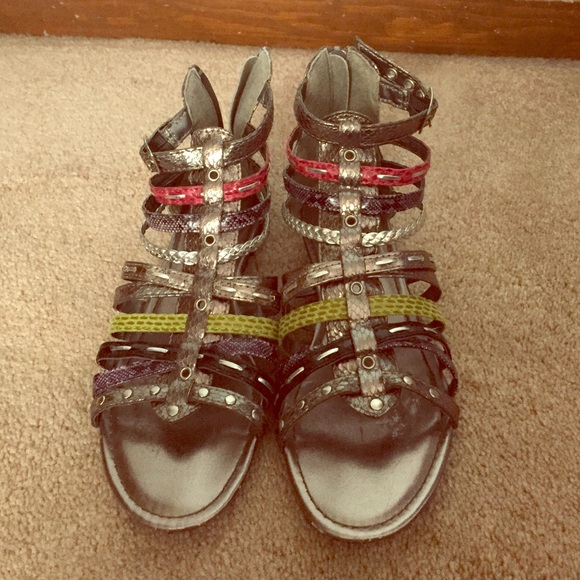 Colorful Gladiator Sandals