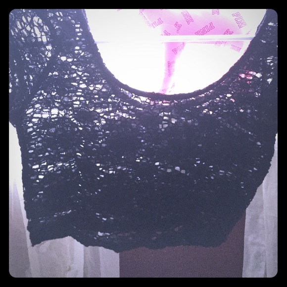 Lace crop top