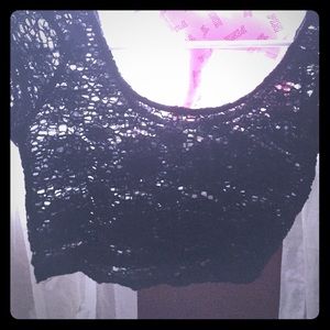 Lace crop top