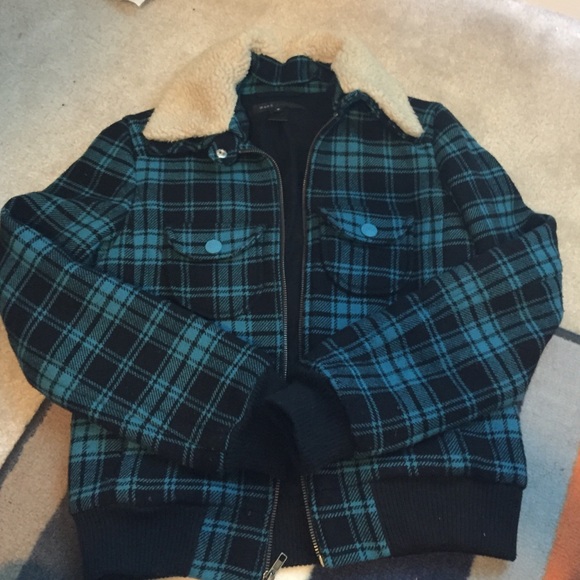 Marc Jacobs plaid bomber jacket