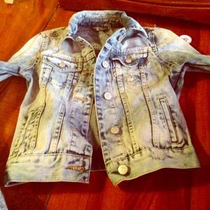 brand new bleach denim Jean jacket