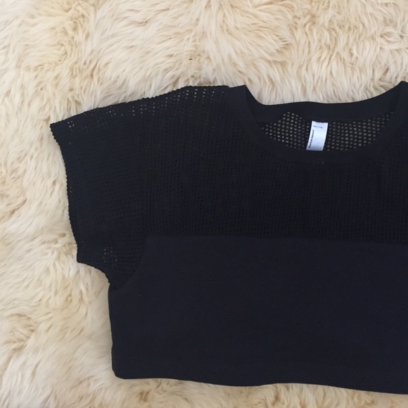 AMERICAN APPAREL MESH TOP