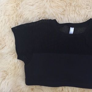 AMERICAN APPAREL MESH TOP