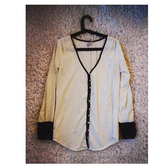 Alloy Button Up with leather cuffs