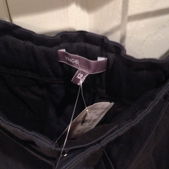 NWT Vince blue cotton blend cuffed shorts 12 SOLD - Picture 2 of 3