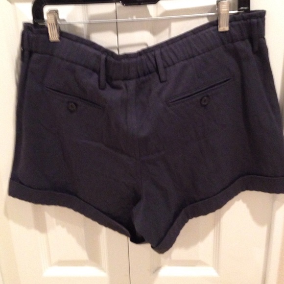 NWT Vince blue cotton blend cuffed shorts 12 SOLD - Picture 3 of 3