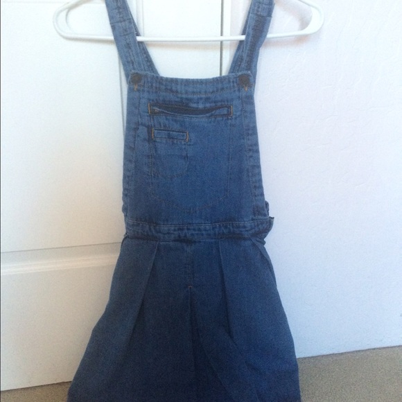 Overall Denim Dress 🌸