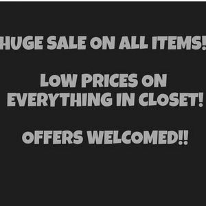 Everything must go. Make best offer tonight!!!