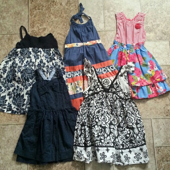 Assortment of toddler girl size 4 clothes