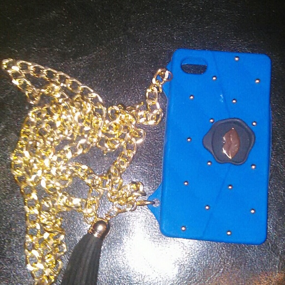 Blue stud iphone case - Picture 2 of 3