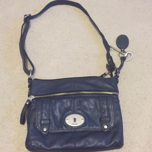 Dark blue Fossil purse