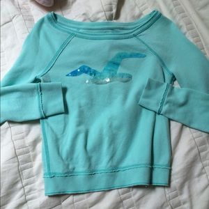 Hollister Baby Bright Blue Sweater/Shirt👘