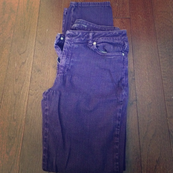 Purple Michael' Kors skinny jeans