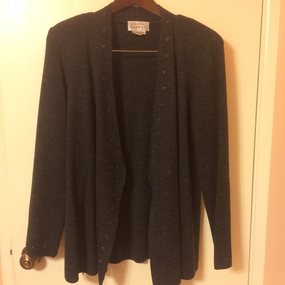 Dark grey Adrianna Papell sweater
