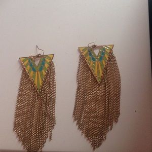 Bold earrings