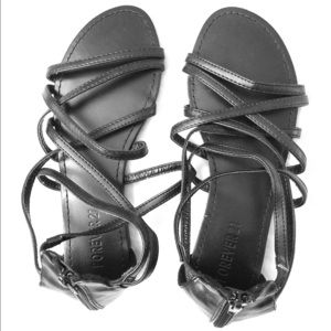Forever 21 black sandals