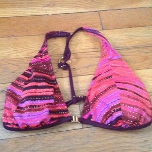 Adorable pink patterned bikini