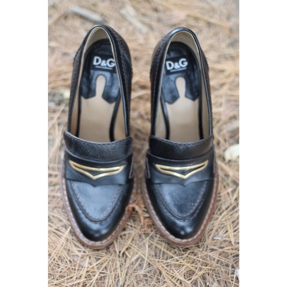 ❤️SOLD D&G Leather Heels Size: 6 - Picture 4 of 4