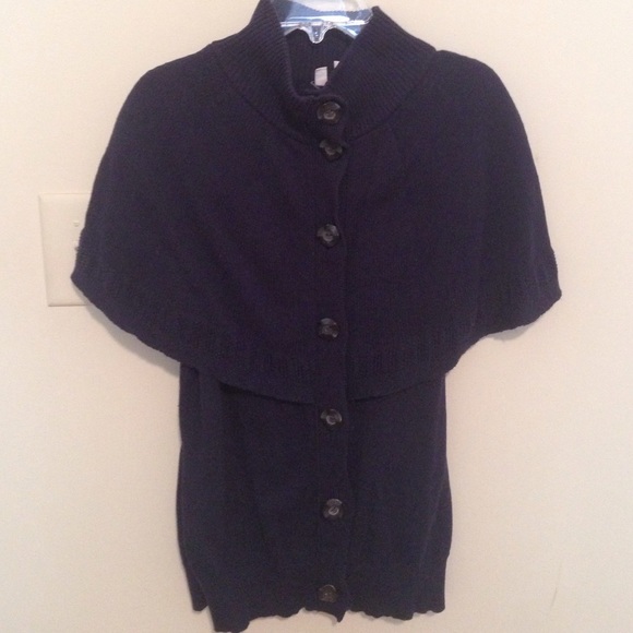 🎀Navy blue cap style sweater