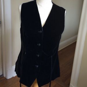 Ann Taylor velvet vest