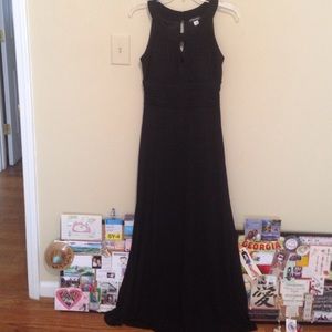 Black evening dress