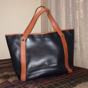 Kate Spade large black and brown tote