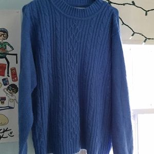 Blue Knit Sweater