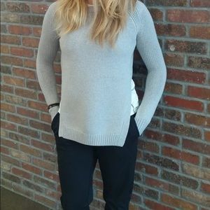 Lululemon black wool merino sweater.