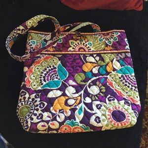 Vera Bradley Tote + 2 hair clips + hair ties