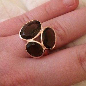 Stella and dot adjustable trilogy ring