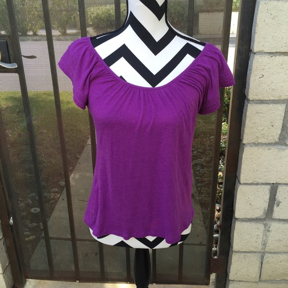 Express purple blouse