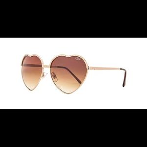 Quay gold hearts sunglasses