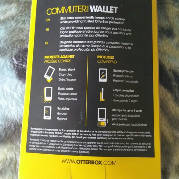 NWT Samsung Galaxy S4 Commuter Wallet Otter Box - Picture 3 of 4