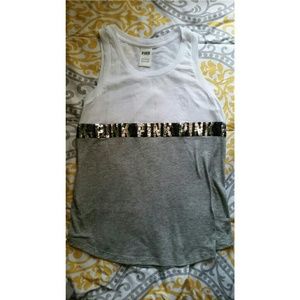 RARE VICTORIA'S SECRET PINK BLING TANK TOP