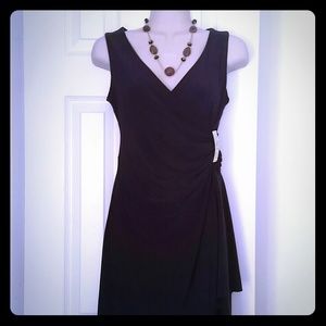 Purple Fit and Flare Cocktail Dress