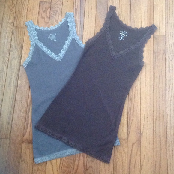 Old Navy Tops - NWOT - Lace Trimmed Tanks