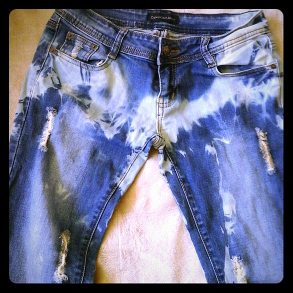Calvin klein jeans size 29 skinny acid splash