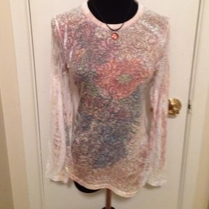 Multicolored long sleeve t shit