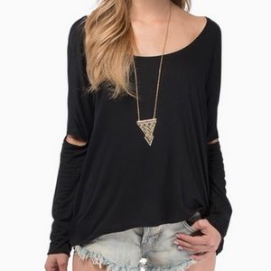 Split Sleeve top