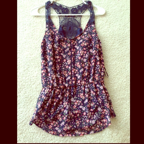 SOLD! LC Lauren Conrad floral top