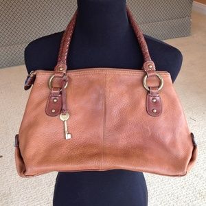 Fossil Leather Bag Good Condition